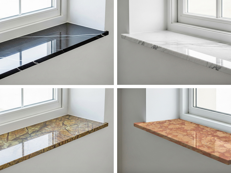 Marmor und Kalkstein Fensterbänke