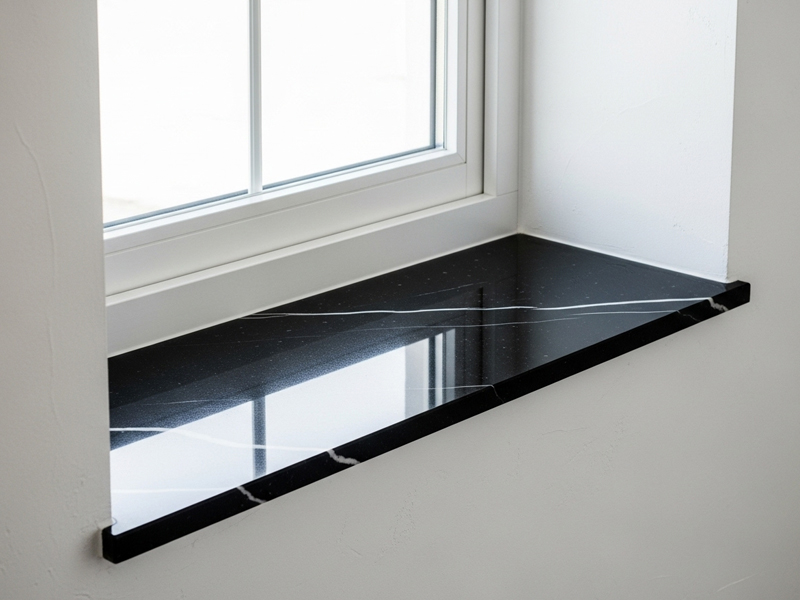 nero marquina schwarze marmor fensterbaenke poliert 2cm 4